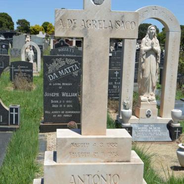 AGRELASACO Antonio, de 1922-1975