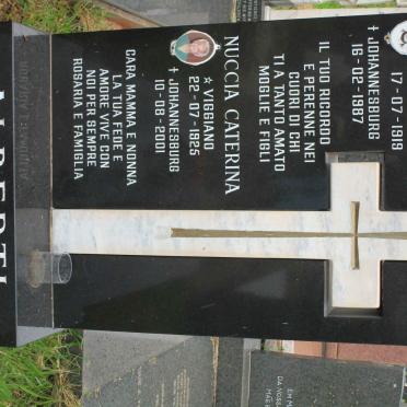 ALBERTI Prospero 1919-1987 &amp; Nuccia Caterina 1925-2001