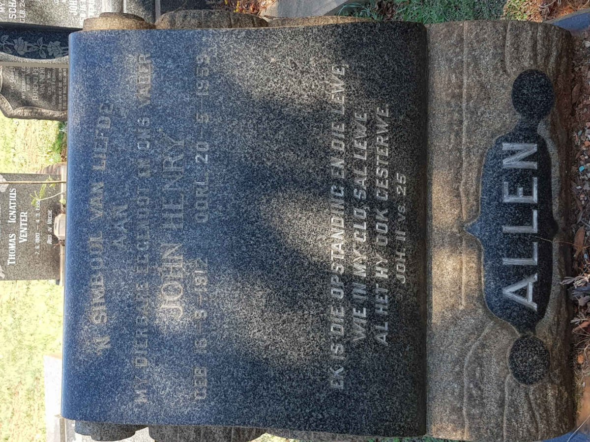 ALLEN John Henry 1912-1959