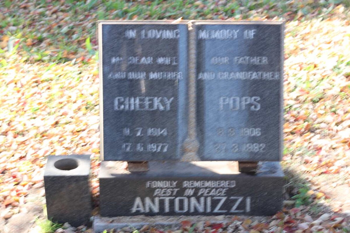 ANTONIZZI Pops 1906-1982 &amp; Cheeky 1914-1977