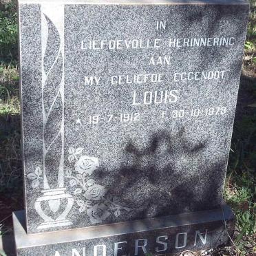 ANDERSON Louis 1912-1978