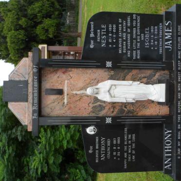 ANTHONY Anthony 1917-1993 :: JAMES Nestle 1931-2001 &amp; Isobel 1931-2016