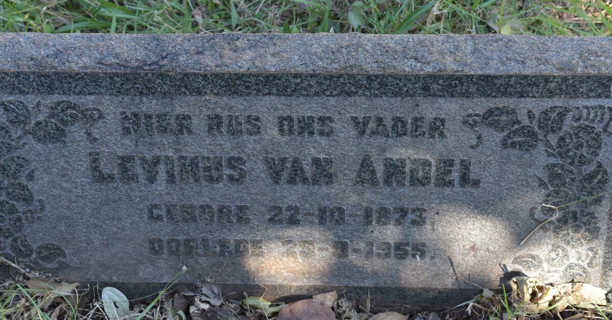 ANDEL Levinus, van 1873-1955