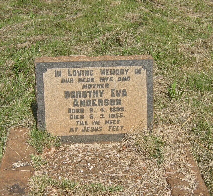 ANDERSON Dorothy Eva 1898-1955