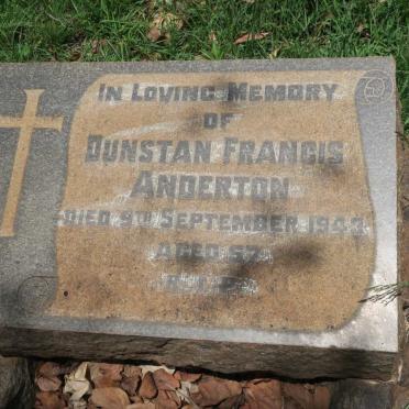 ANDERTON Dunstan Francis -1943
