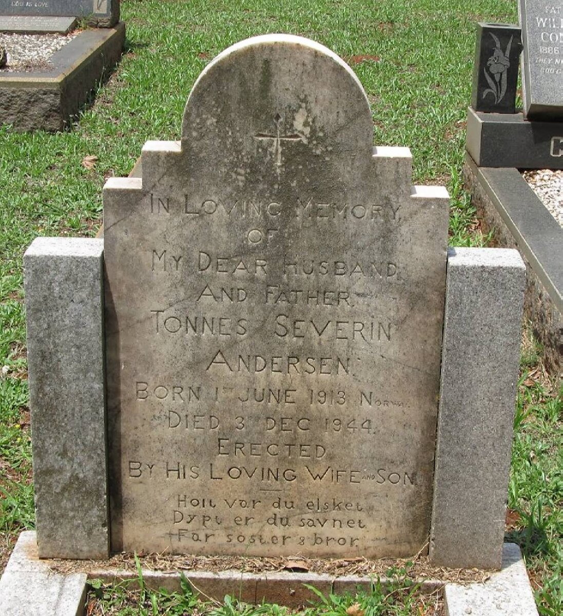 ANDERSEN Tonnes Severin 1913-1944