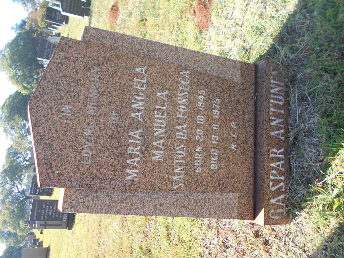 ANTUNES Maria Angela Manuela Santos da Fonseca, GASPAR 1945-1975