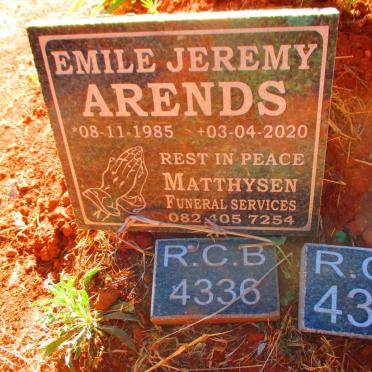 ARENDS Emile Jeremy 1985-2020