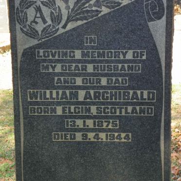 ARCHIBALD William 1875-1944