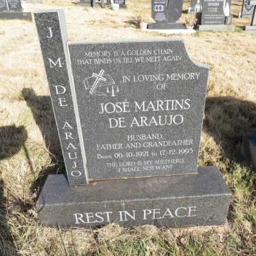 ARAUJO José Martins, de 1921-1993