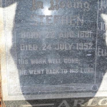 ARLOW Stephen 1891-1952 &amp; Elizabeth nee De WET 1888-1976 :: PRITCHARD Johanna C. nee ARLOW 1908-1968