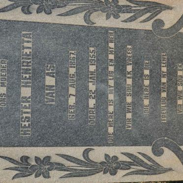 AS Hester Henrietta, van 1867-1955