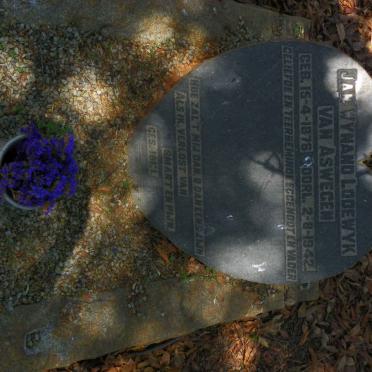 ASWEGEN Jan Wynand Lodewyk, van 1876-1942