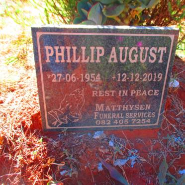 AUGUST Phillip 1954-2019