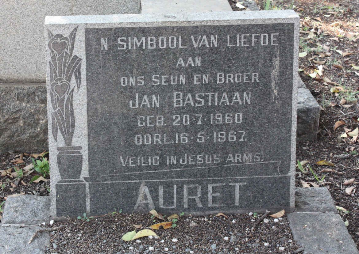 AURET Jan Bastiaan 1960-1967