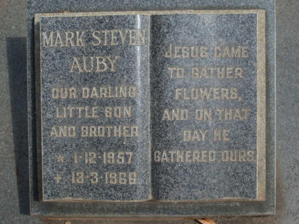 AUBY Mark Steven 1957-1966