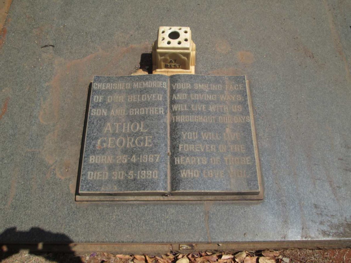 AUBY Athol George 1967-1990