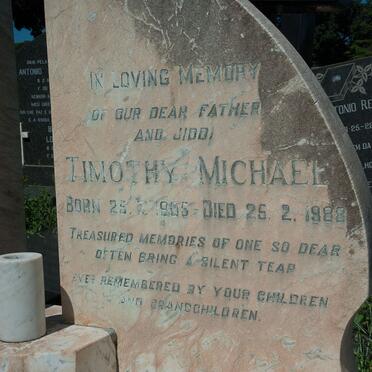 AZZIE Timothy Michael 1905-1988