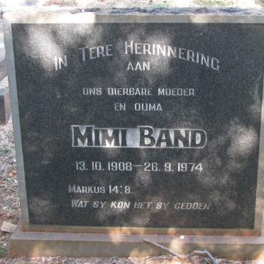 BAND Mimi 1908-1974