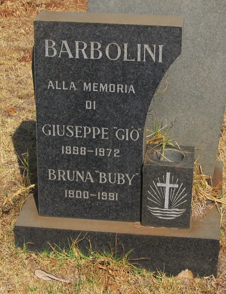 BARBOLINI Giuseppe 1898-1972 &amp; Bruna 1900-1991