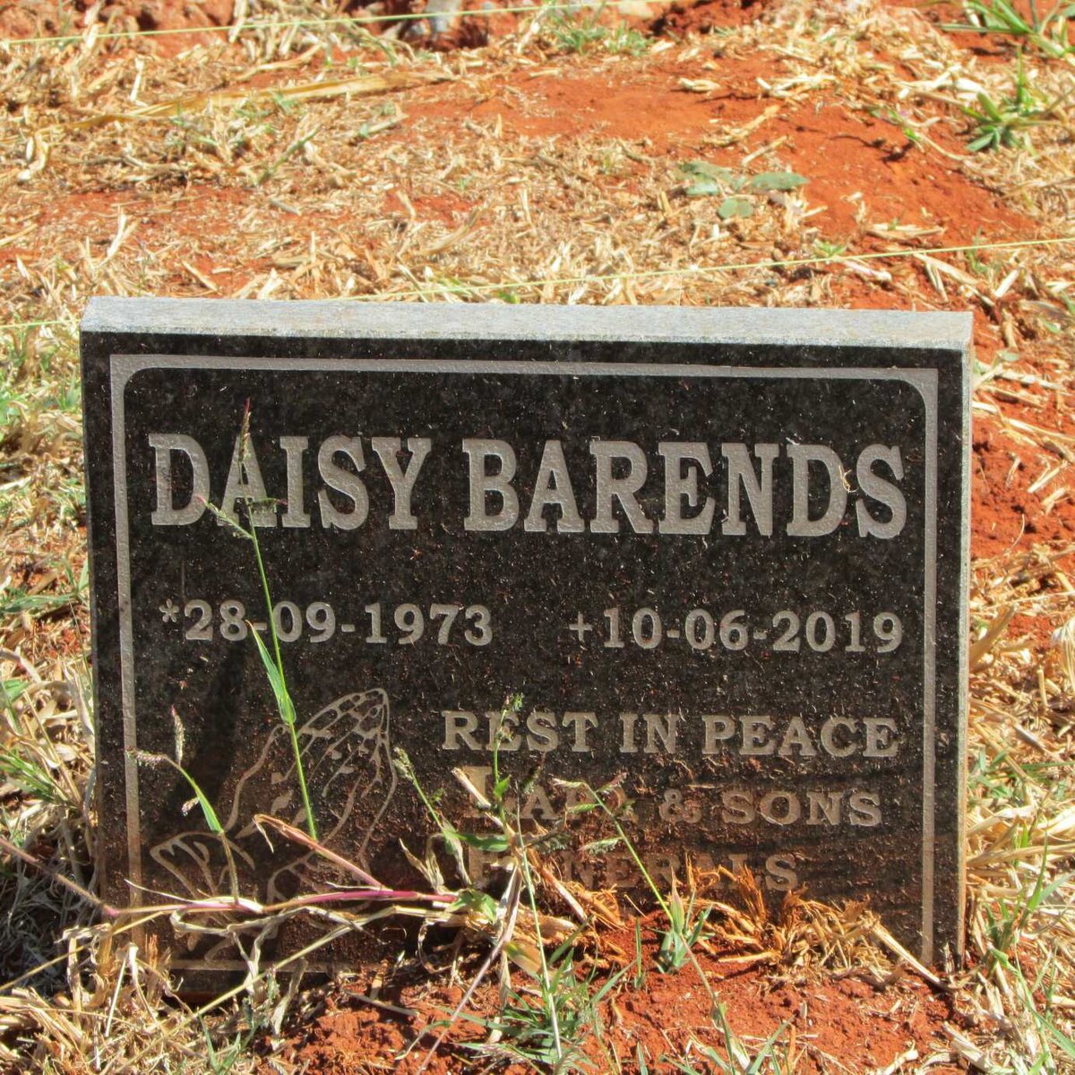 BARENDS Daisy 1973-2019