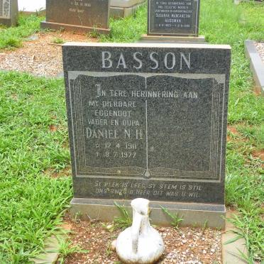 BASSON Daniel N.H. 1911-1977