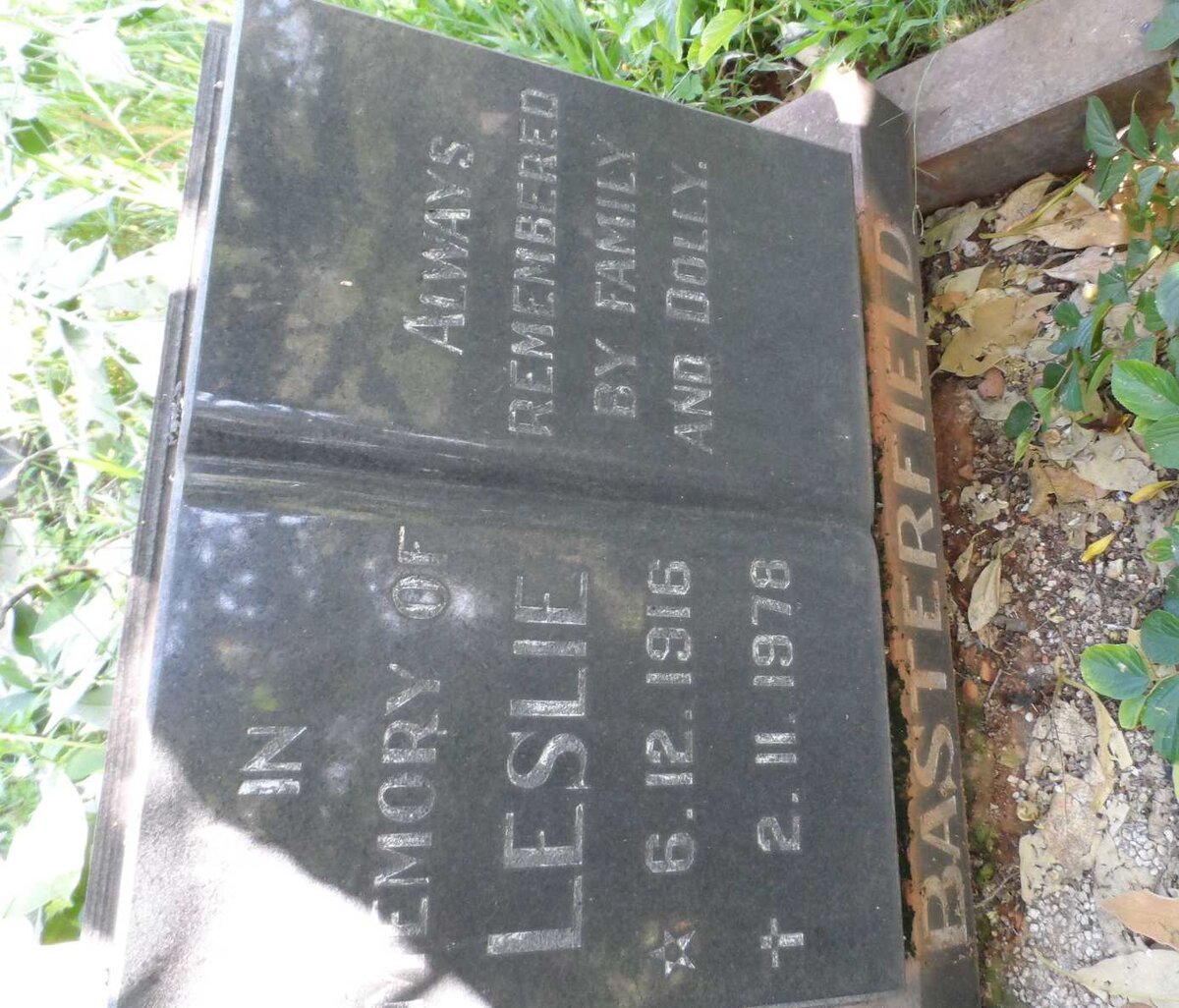 BASTERFIELD Leslie 1916-1978