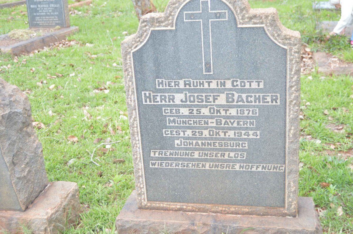 BACHER Josef 1876-1944