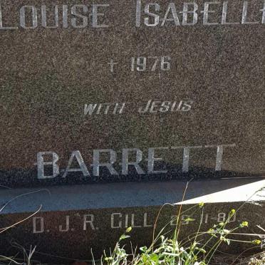 BARRETT Louise Isabella -1976 :: GILL D.J.R. -1980
