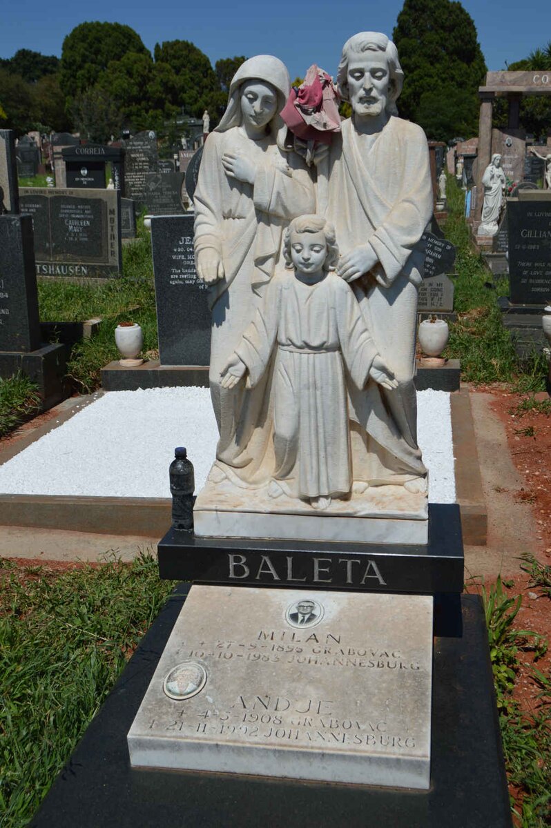 BALETA Milan 1895-1983 &amp; Andje 1908-1992
