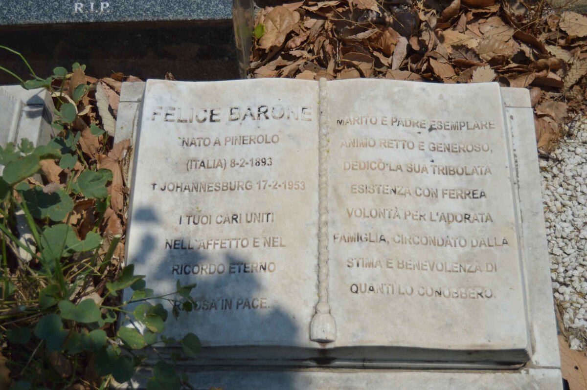 BARONE Felice 1893-1953