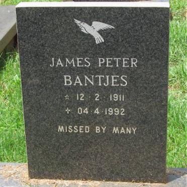 BANTJES James Peter 1911-1992