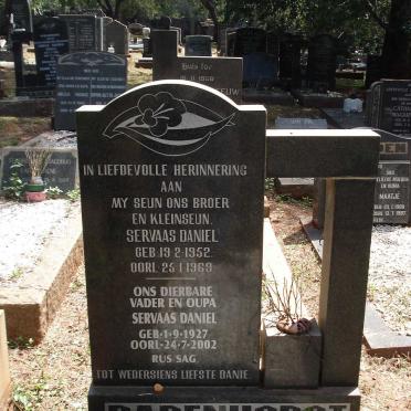 BADENHORST Servaas Daniel 1927-2002 :: BADENHORST Servaas Daniel 1952-1969