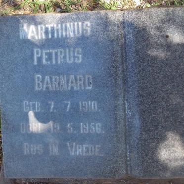 BARNARD Marthinus Petrus 1910-1956