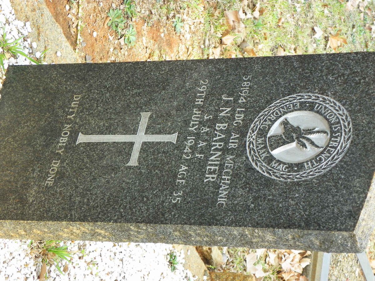 BARNIER John Norman -1942