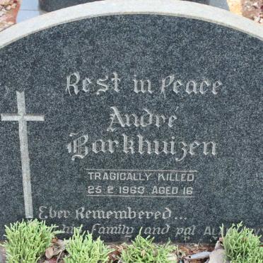 BARKHUIZEN Andre -1963