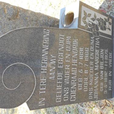 BASSON Coenraad Hendrik 1891-1966