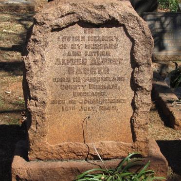 BARKER Alfred Albert -1949