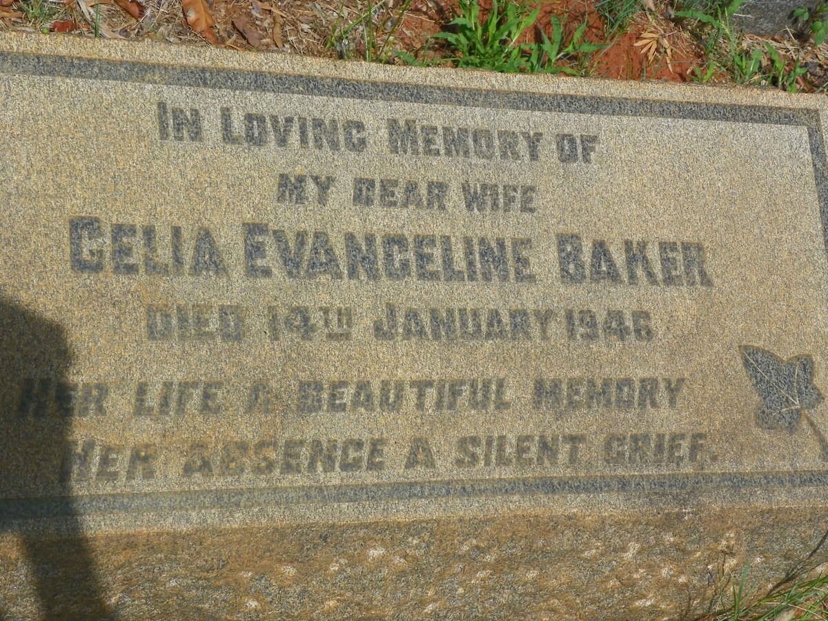 BAKER Celia Evangeline -1946