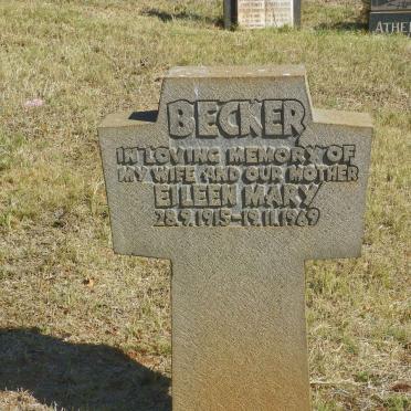 BECKER Eileen Mary 1915-1969