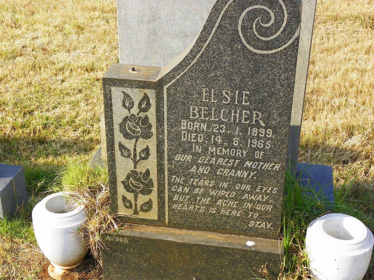 BELCHER Elsie 1899-1965