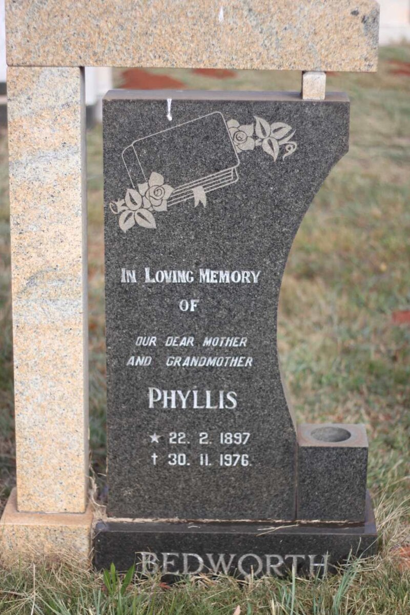 BEDWORTH Phyllis 1897-1976