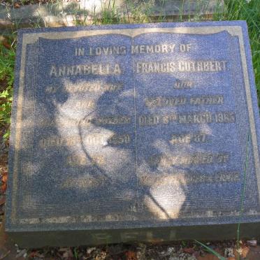 BELL Francis Cuthbert -1965 &amp; Annabella -1950