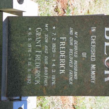 BECK Frederick 1929-1976 :: BECK Grant Frederick 1970-1992