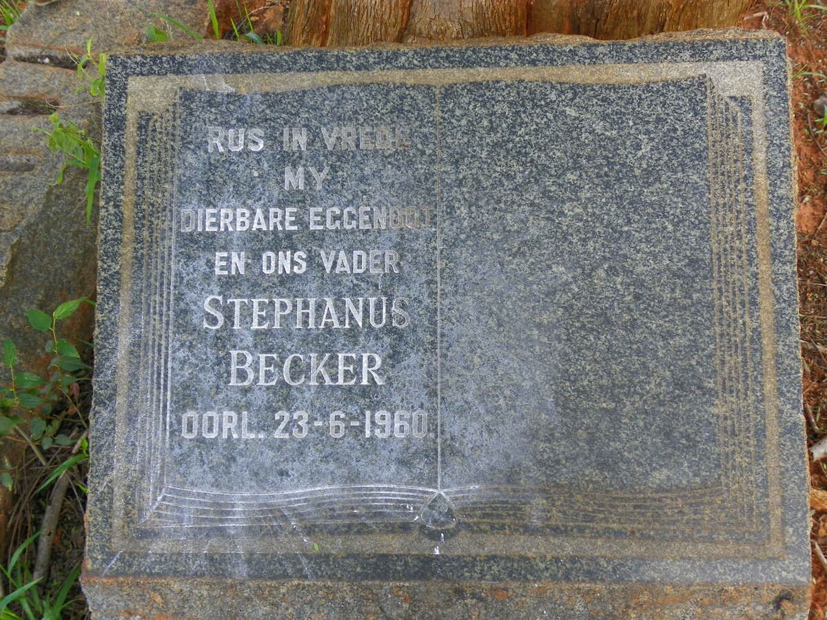 BECKER Stephanus -1960