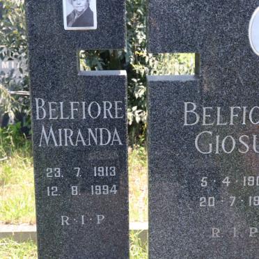 BELFIORE Giosué 1907-1971 &amp; Miranda 1913-1994