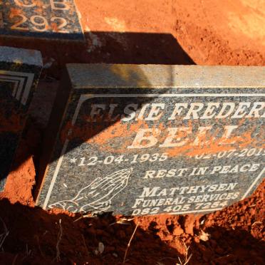 BELL Elsie Frederika 1935-2019