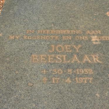 BEESLAAR Joey 1932-1977