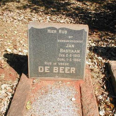 BEER Jan Bastiaan, de 1913-1952