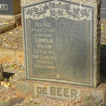 BEER Cornelis Willem, de 1872-1944